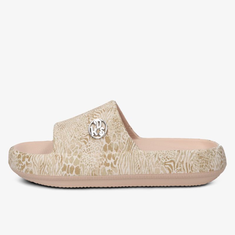 Bequemer, leichter und rutschfester Pantoletten-Slipper mit stilvollem Muster und robustem Design
