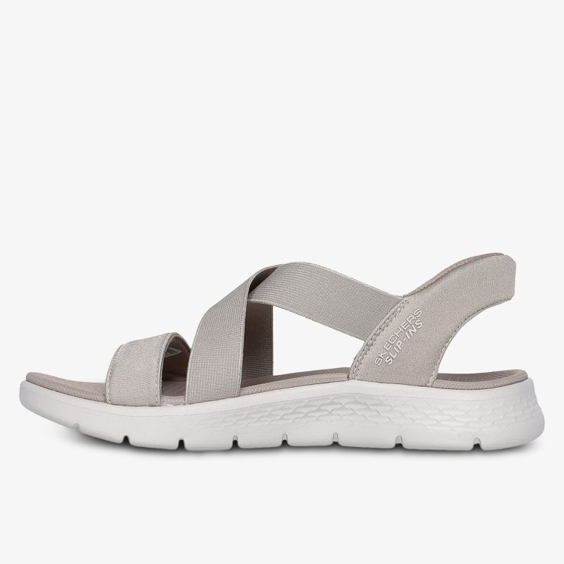 Bequeme Sandale mit elastischen Riemen und gepolsterter Sohle