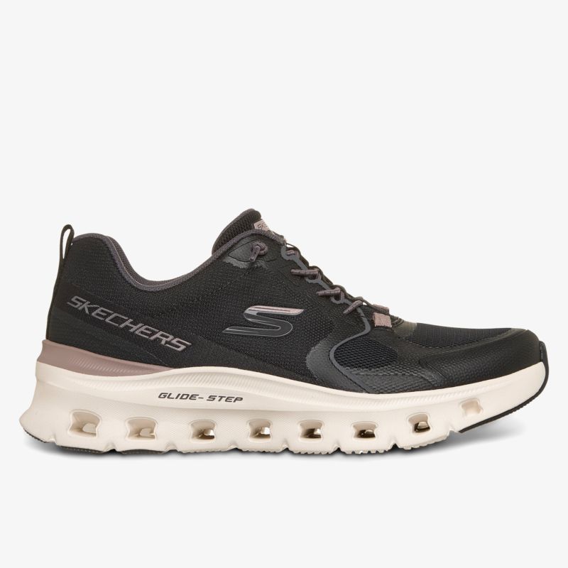 Schwarzer komfortabler Sportschuh mit stoßdämpfender, atmungsaktiver Sohle und modernem Design