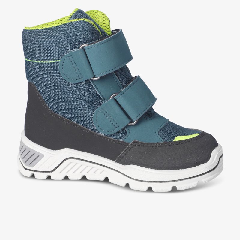 Robuster Winterstiefel mit warmem Innenfutter und doppelten Klettverschlüssen für sicheren Halt und Komfort