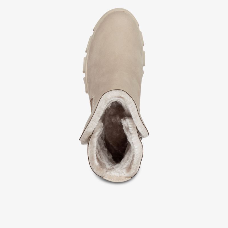 Bequeme Boots mit warmem Fellfutter und rutschfester Sohle, elegant und strapazierfähig
