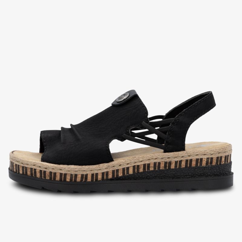 Leichte und bequeme Sandale mit flexibler Sohle und luftigen Details für optimalen Tragekomfort im Sommer