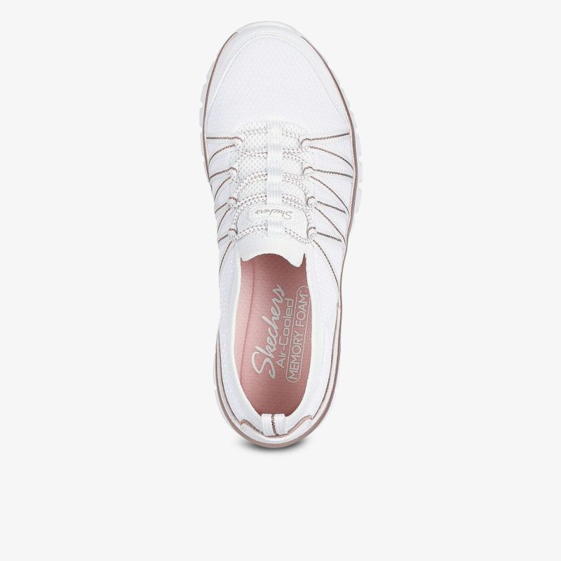 Moderner weißer Sneaker mit bequemer Passform und atmungsaktivem Material