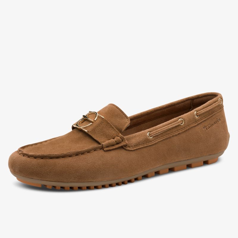 Bequemer Lederslipper mit weichem Leder und hochwertiger Naht, eleganter Mokassin für legere Anlässe