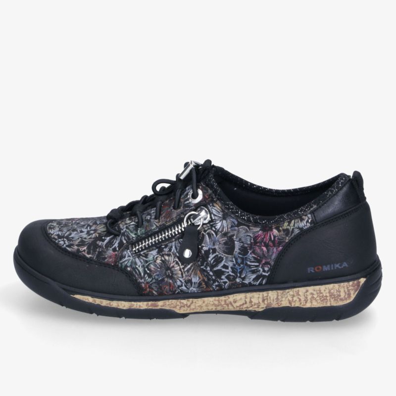 Bequemer Schuh mit seitlichem Reißverschluss, flexibler Sohle und modischem Design für hohen Tragekomfort