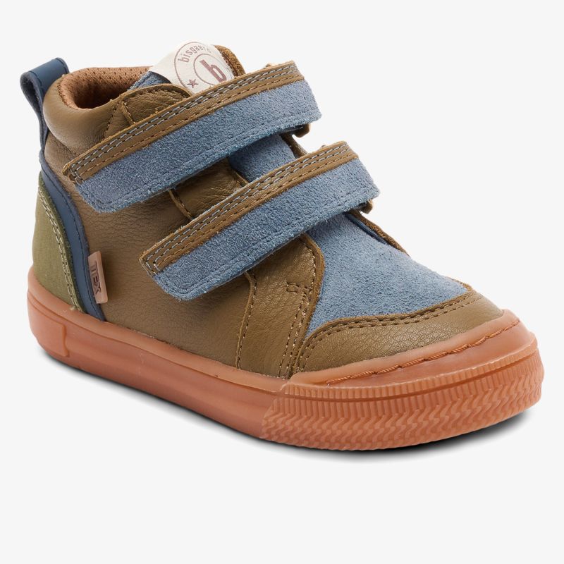 Bequeme und robuste Kinderschuhe mit praktischen Klettverschlüssen und rutschfester, flexibler Laufsohle