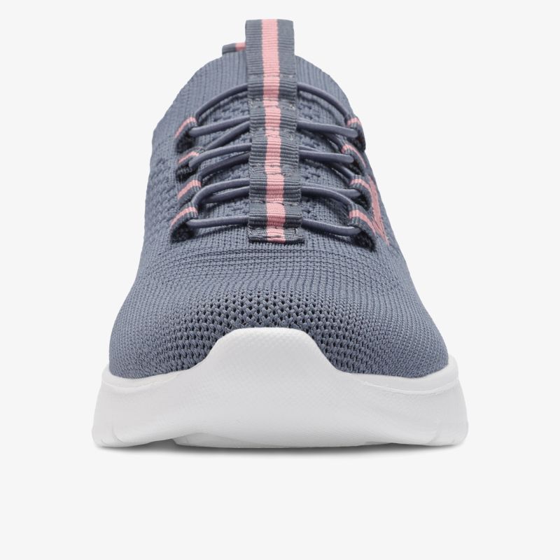 Moderner Sneaker mit atmungsaktivem Material und bequemer Passform, leichter und flexibler Schuh vorne