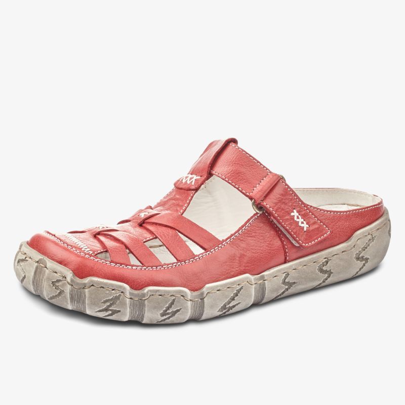 Leichter und bequemer Riemchen-Slipper mit flexibler rutschfester Sohle für angenehmen Tragekomfort