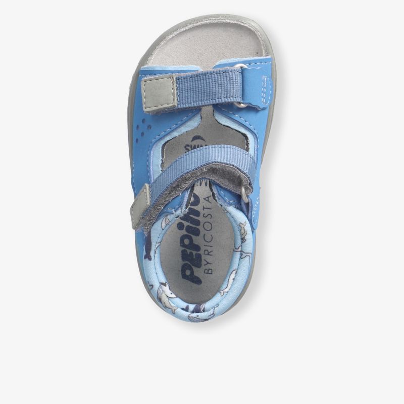 Leichte und bequeme Sandale mit verstellbarem Klettverschluss für optimalen Halt und atmungsaktivem Design