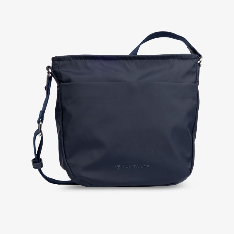 Schwarze, großzügige, praktische Tasche mit verstellbarem Schulterriemen und stabilem Material