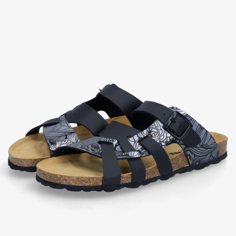 Leichte Sandale mit verstellbaren Riemen, anatomischem Fußbett und rutschfester Sohle für optimalen Komfort