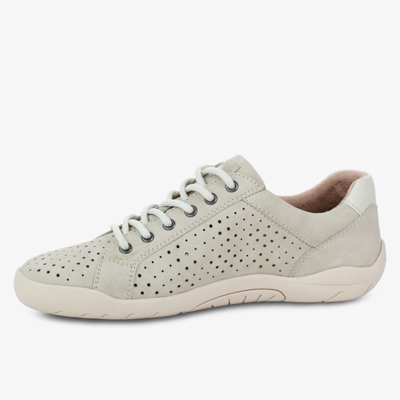 Bequeme, modische Schuhe mit gepolsterter Sohle und perforiertem Design.