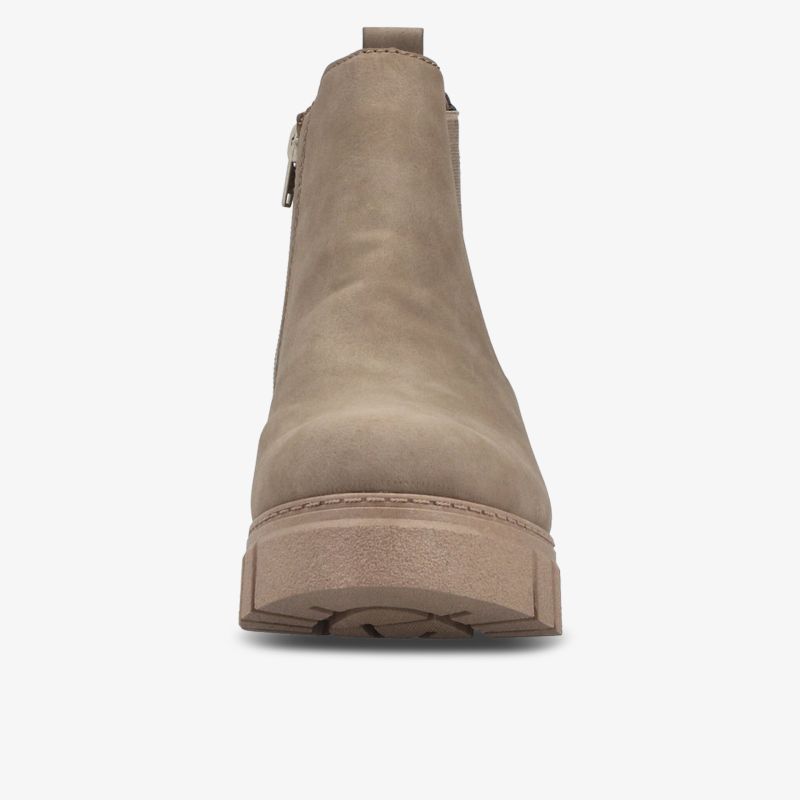 Robuster Stiefel mit rutschfester Sohle und bequemem Tragekomfort, modernes Design vorne sichtbar