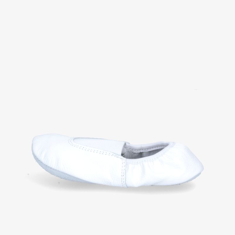 Eleganter weißer Ballerina mit schlichtem Design, ideal für täglichen Komfort und vielseitigen Stil.