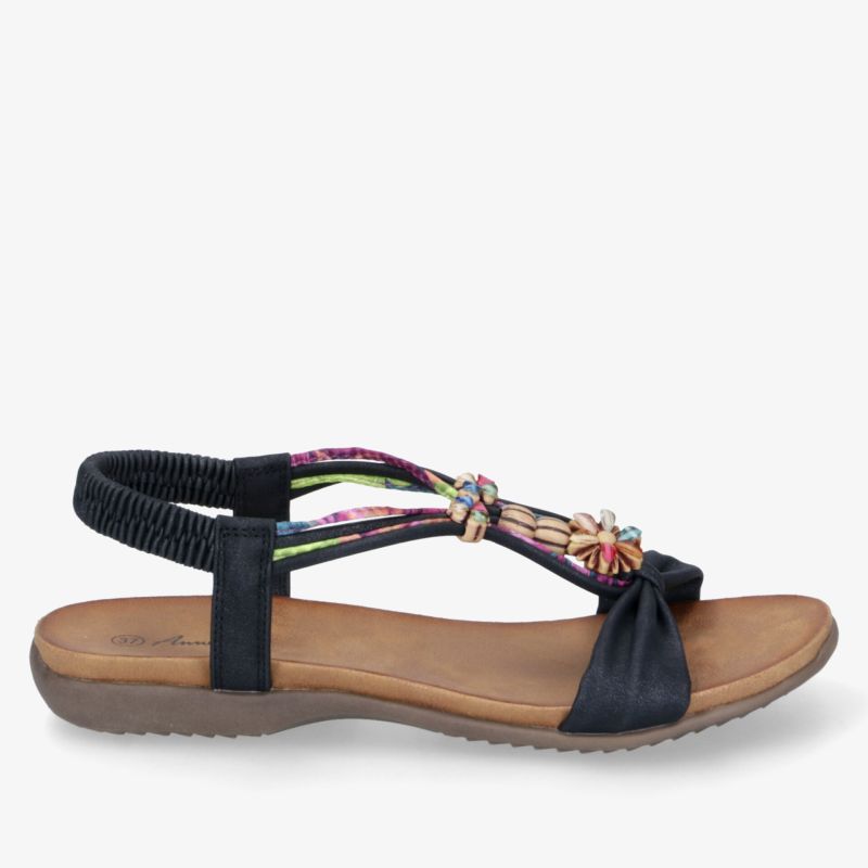 Bequeme Sandale mit gepolsterter Innensohle und verstellbarem Riemen, flexible Laufsohle für angenehmen Tragekomfort