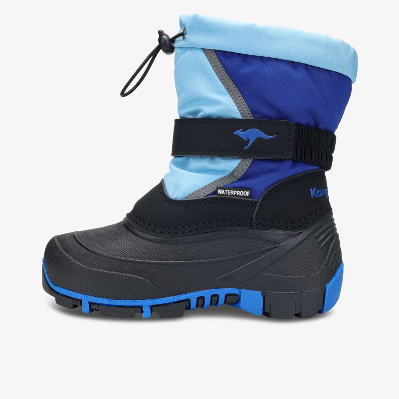 Wasserdichter Winterstiefel mit robuster, rutschfester Sohle und verstellbarem Riemen für optimalen Schutz