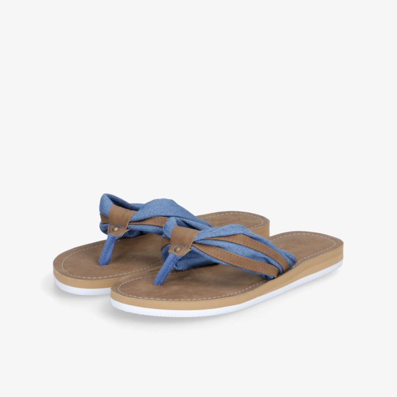 Leichte, bequeme Sandalen mit verstellbaren blauen Riemen und rutschfester Sohle für angenehmen Tragekomfort