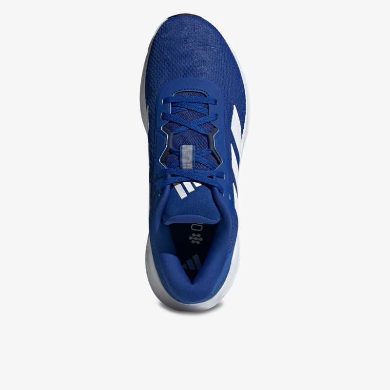 Leichter blauer Laufschuh mit atmungsaktivem Material und sportlichem Design für komfortables Training
