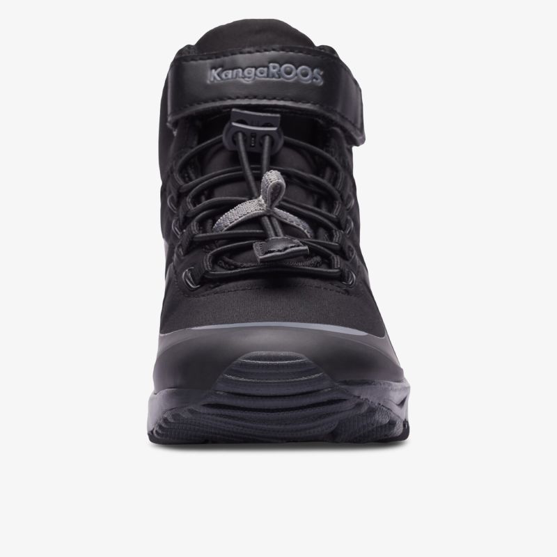 Robuster wasserdichter Schuh mit Schnürung und rutschfester Sohle, ideal für Outdoor-Einsätze