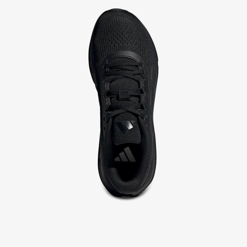 Schwarzer leichter Sportschuh mit atmungsaktivem Obermaterial und bequemem Sitz in moderner Optik