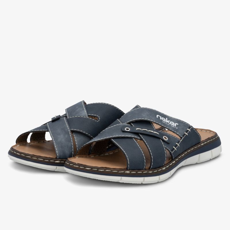 Bequeme Sandale mit elastischen Riemen, hochwertigem Leder und rutschfester Sohle, ideal für Alltag und Freizeit