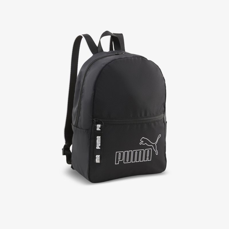 Schwarzer Puma Rucksack mit großem Stauraum und verstellbaren Trägern, modernes und robustes Design
