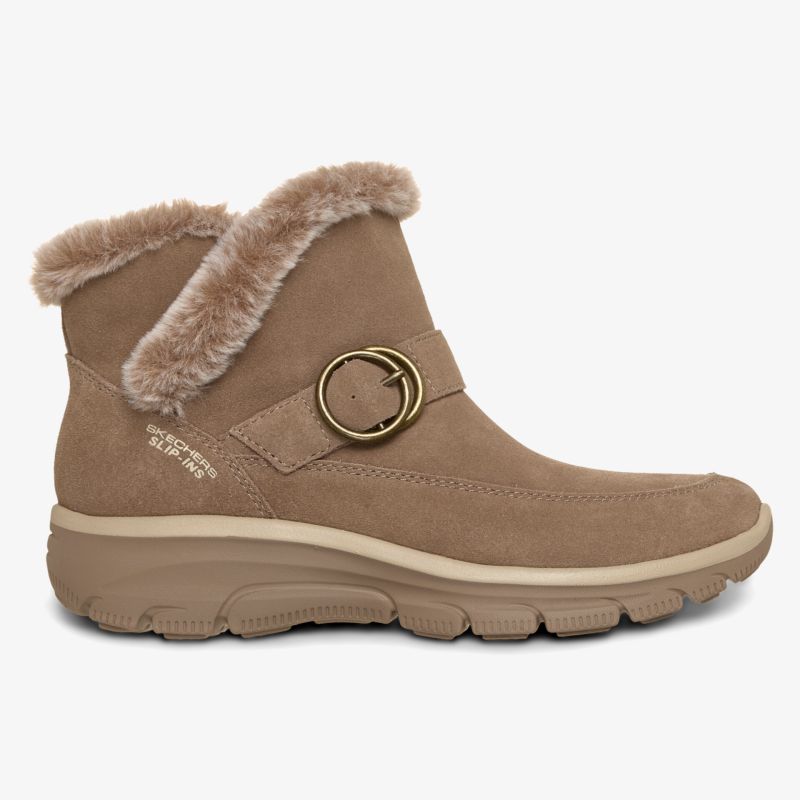 Weicher, warmer Schuh mit bequemer Passform und modischem Design, rutschfeste Sohle für sicheren Halt