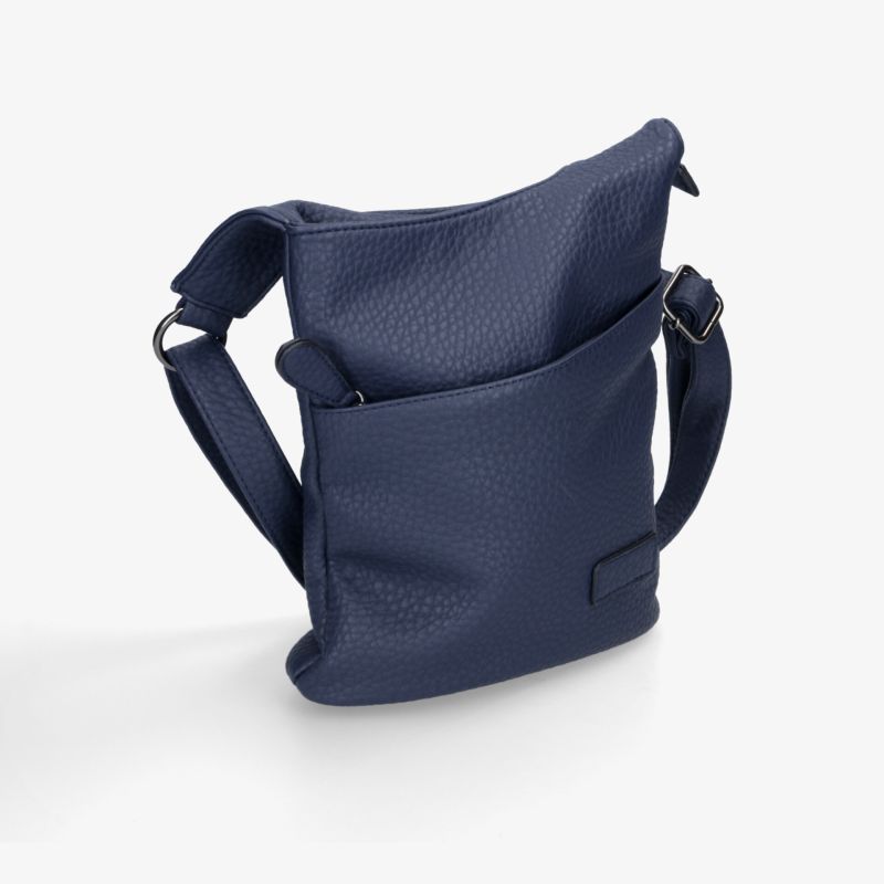 Moderne blaue Schultertasche mit robustem Material und verstellbarem Tragegurt, ideal für den Alltag
