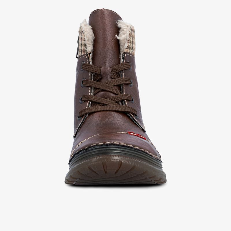 Robuster Schnürstiefel mit gepolstertem Knöchel und warmem Innenfutter für hohen Tragekomfort