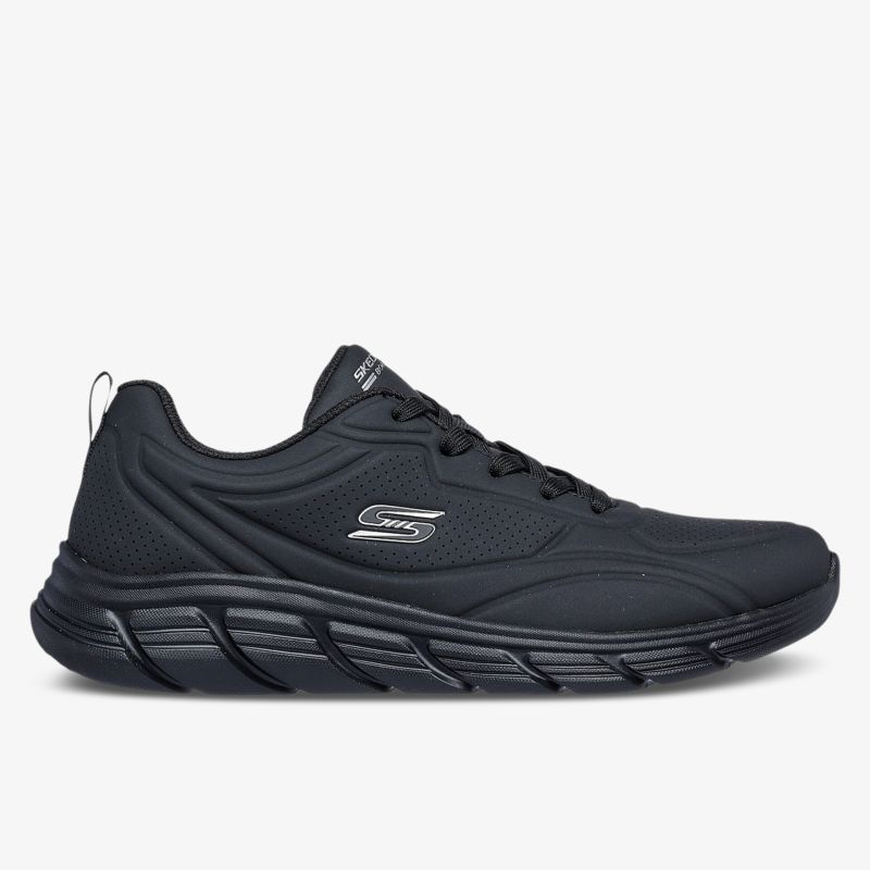 Seitliche Ansicht sportlicher, leichter Laufschuh mit gepolsterter Innensohle und rutschfester Sohle