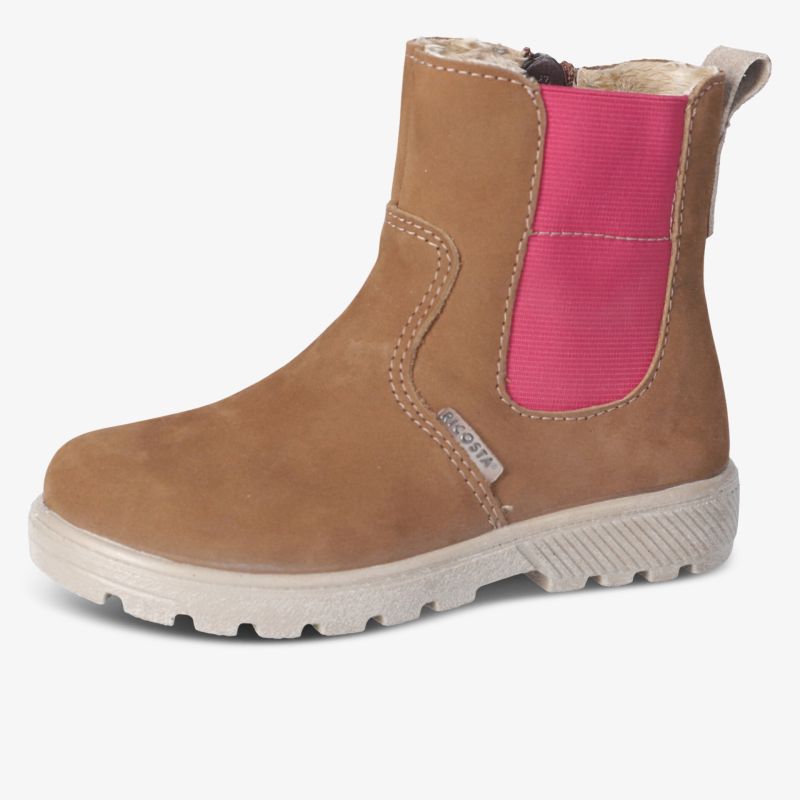 Robuster und bequemer Schuh mit elastischem Einsatz und rutschfester Sohle für komfortablen Halt