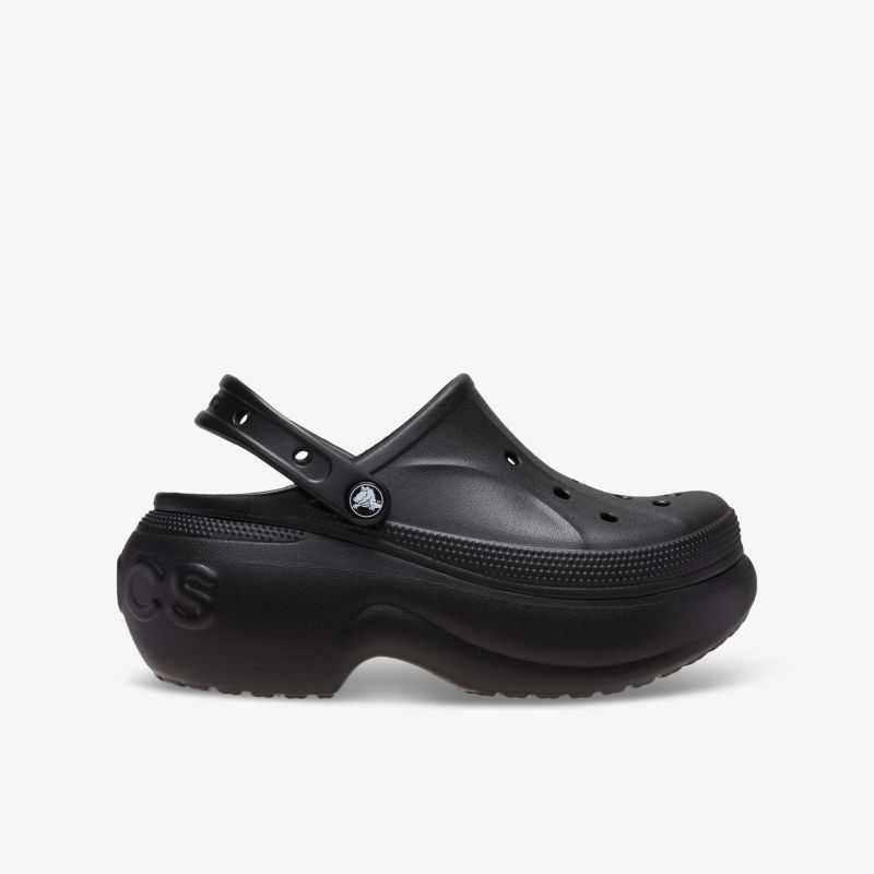 Schwarzer, ergonomischer Clog mit rutschfester Sohle und verstellbarem Riemen für optimalen Komfort