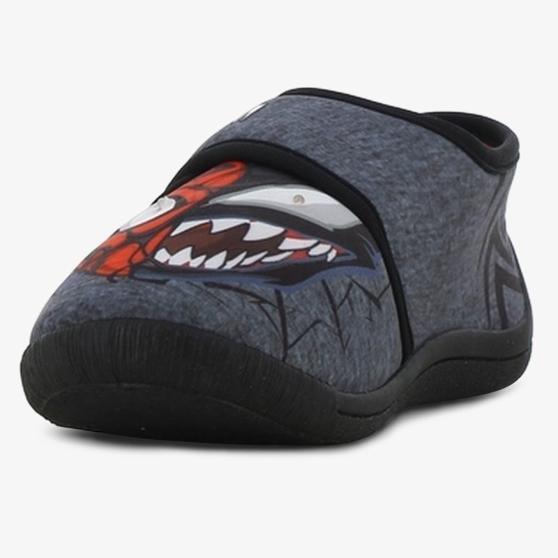 Bequemer Hausschuh mit weichem Material und rutschfester Sohle, lustiges Design vorne sichtbar