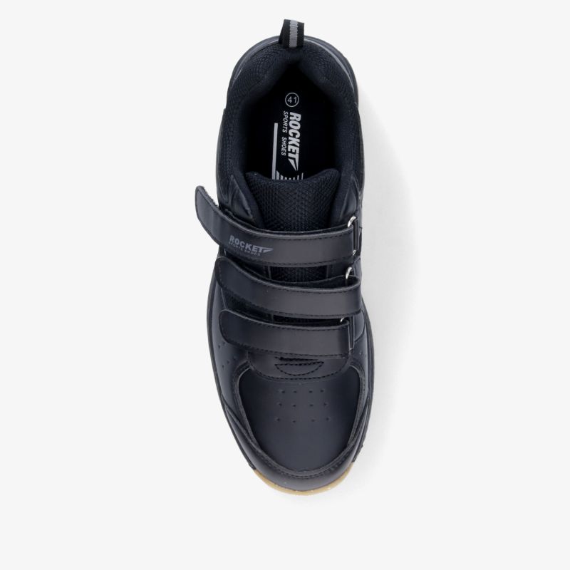 Komfortabler Schuh mit flexibler Sohle und verstellbaren Klettverschlüssen, ideal für sicheren Halt