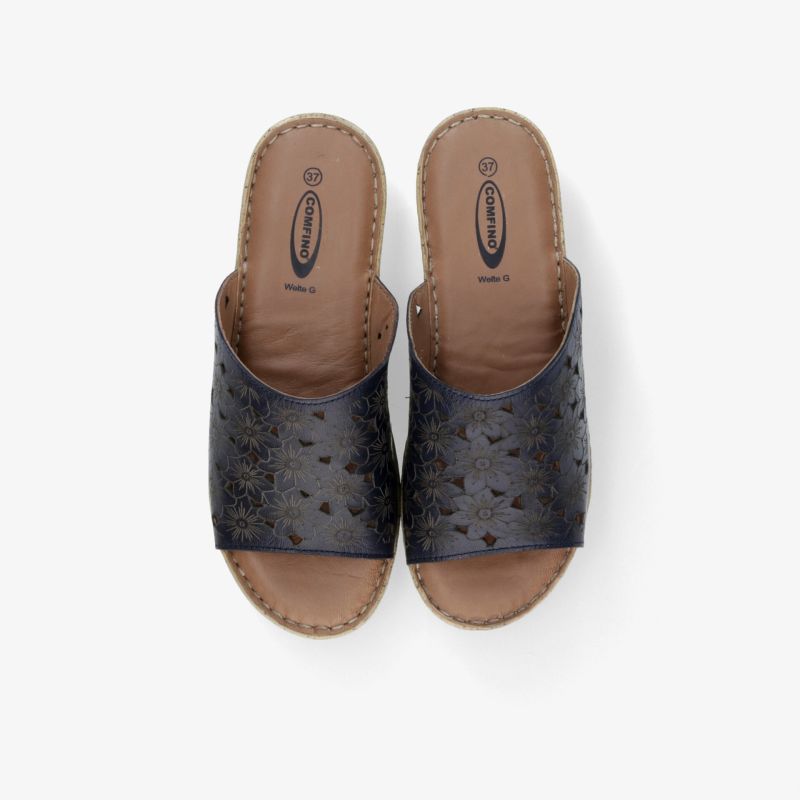 Bequeme, offene Sandalen mit weichem Fußbett in modischem Schwarz und Braun, perfekt für den Sommer