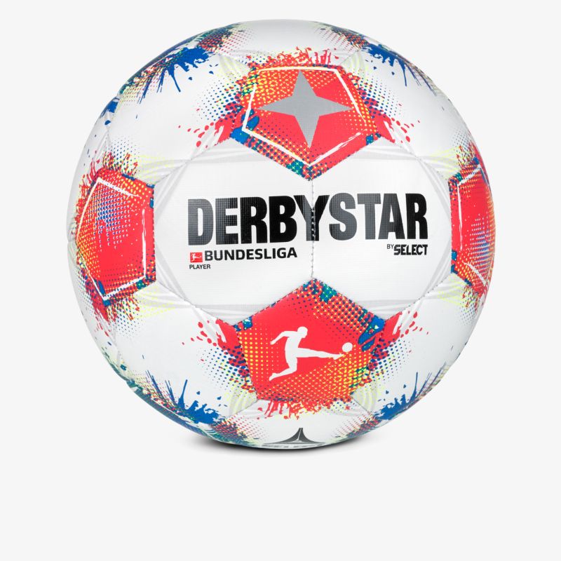Hochwertiger Fußball mit Bundesliga Logo und robustem, synthetischem Material für optimale Spielperformance