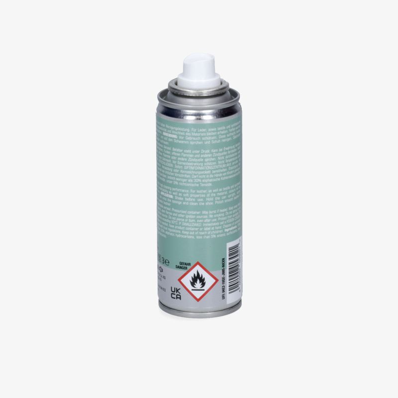 Kompakte Spraydose mit handlichem Sprühkopf und gut lesbarer Beschriftung für vielseitigen Gebrauch.