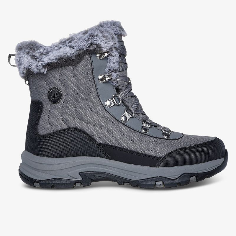 warmer Winterstiefel mit rutschfester Sohle, weichem Fellfutter und robuster Schnürung für kalte Tage