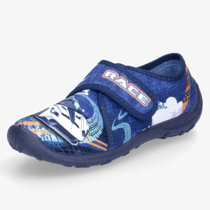 Atmungsaktiver Schuh mit Klettverschluss, flexibler Sohle und bequemem, farbenfrohem Design