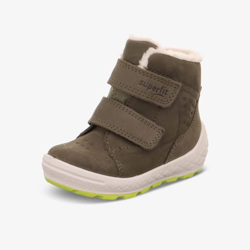 Warmer, robuster Winterstiefel mit Klettverschluss und rutschfester Sohle für sicheren und komfortablen Halt