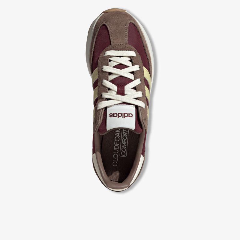 Adidas Laufschuh in Top-Down Ansicht mit komfortabler Passform und sportlichem Design