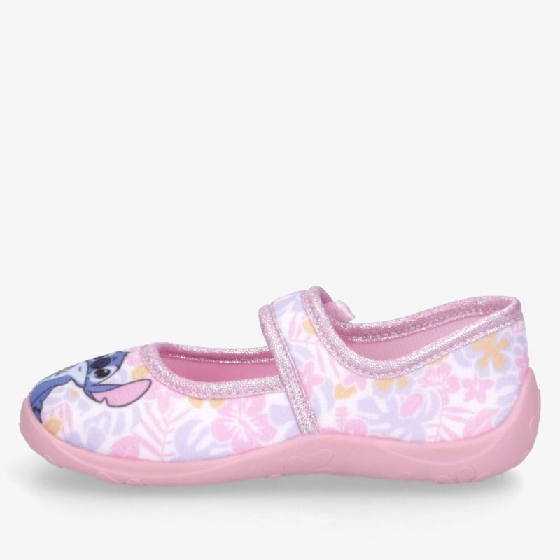 Leichter rosa Kinderschuh mit weichem Material, praktischem Klettverschluss und rutschfester Sohle für optimalen Halt