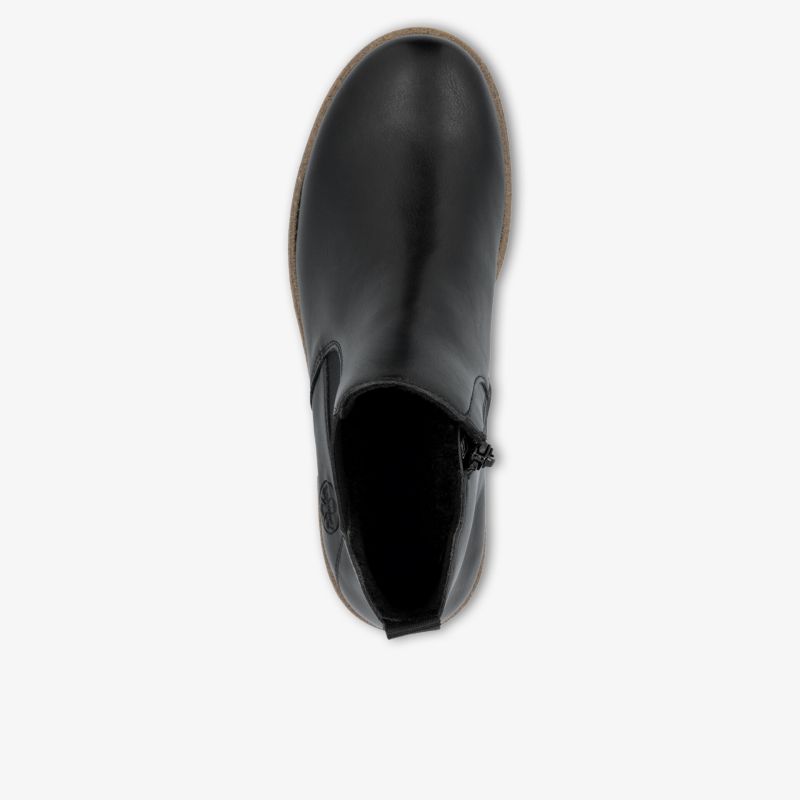 Eleganter schwarzer Schuh aus glattem Leder mit komfortabler Passform und hochwertiger Verarbeitung