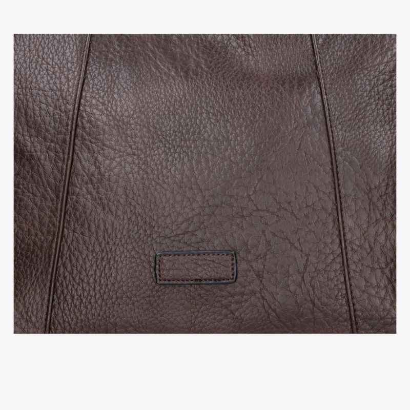 Hochwertige braune Tasche aus Lederoptik mit elegantem Design und strapazierfähiger Verarbeitung