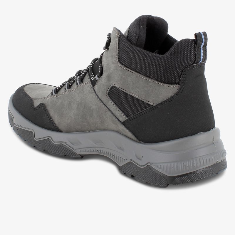 Robuster und komfortabler Schuh mit gepolsterter Knöchelpartie und profilierter Sohle für optimalen Halt