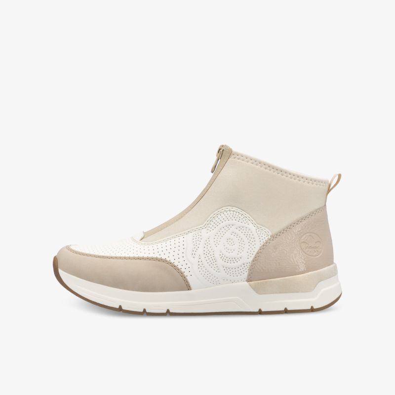 Bequemer, leichter Sneaker in Beige mit rutschfester Sohle und flexiblem Material, ideal für den Alltag