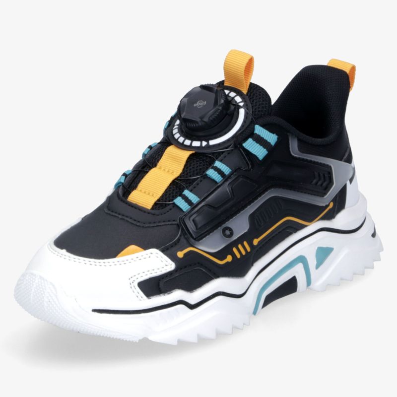 Moderner Sneaker mit sportlichem Design, farblichen Akzenten, robuster Profilsohle und komfortabler Passform.