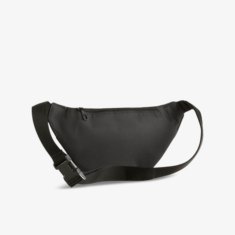 Schwarze, geräumige Tasche mit verstellbarem Gurt, funktional und kompakt für vielseitige Nutzung