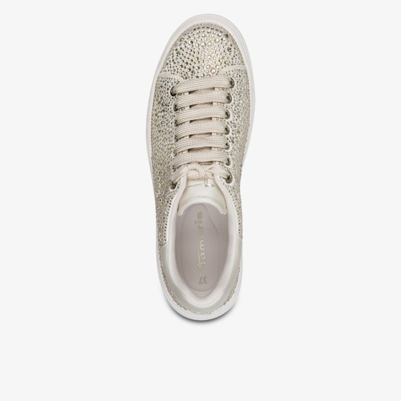 Hochwertiger Ledersneaker in sportlichem Design mit bequemem Sitz und atmungsaktivem Material von oben