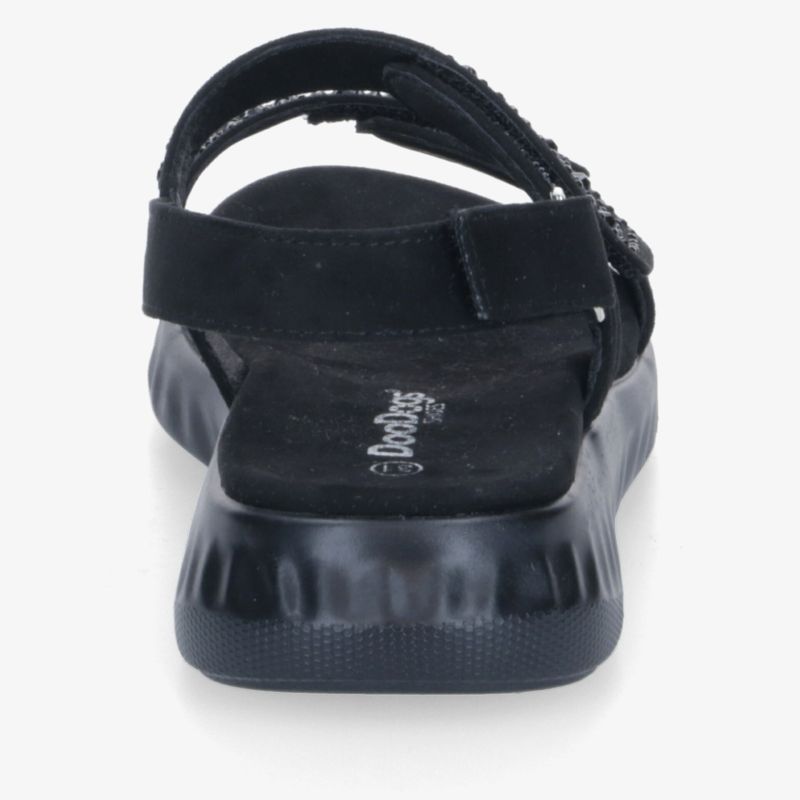 Sportliche Sandalette mit individuell verstellbarem Klettverschluss und gepolsterter, rutschfester Sohle